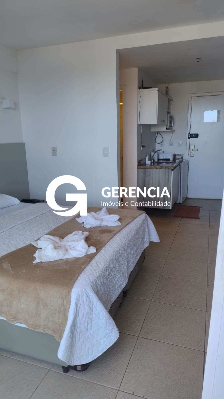 Flat à venda em Macaé, Imbetiba, com 1 quarto, 25m²